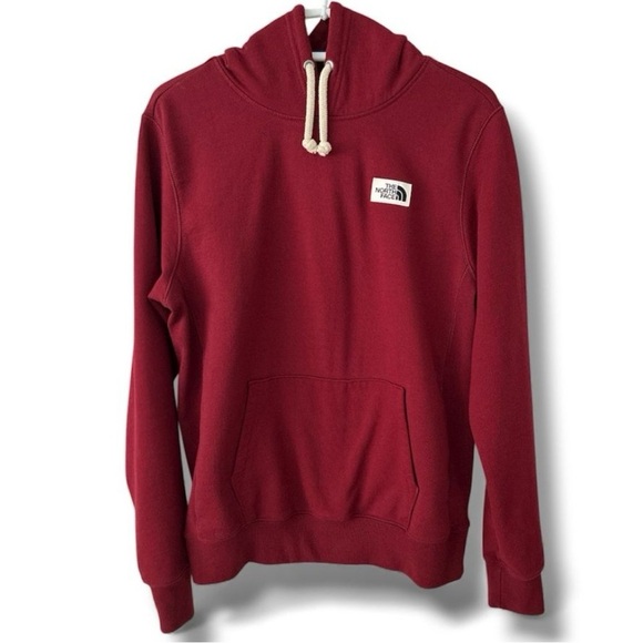 The North Face Men's Heritage Patch Pullover Fleece Hoodie Size (L) Like NEW - Picture 2 of 10